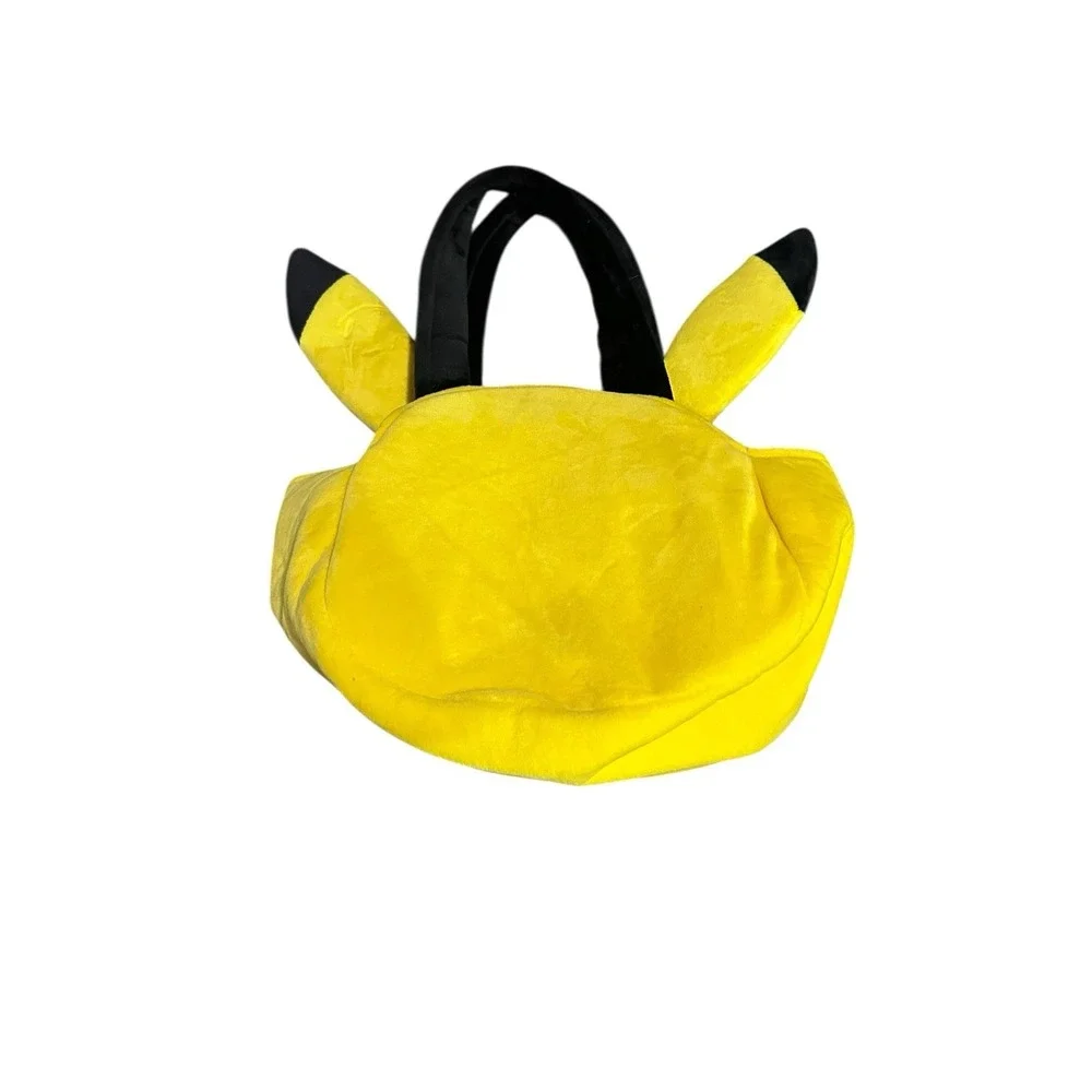 NEW bioworld‎ pokemon super soft yellow tote bag PIKACHU